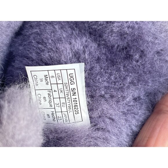 UGG Bailey Bow II Women’s Boots Size 6 Purple Suede Shearling Winter 1016225 - Picture 7 of 14